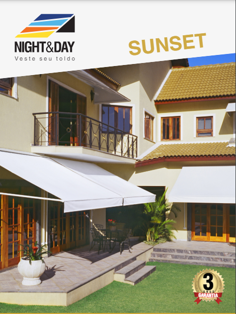 LONA NIGHT & DAY SUNSET FUNDO GELO BLACKAUTE